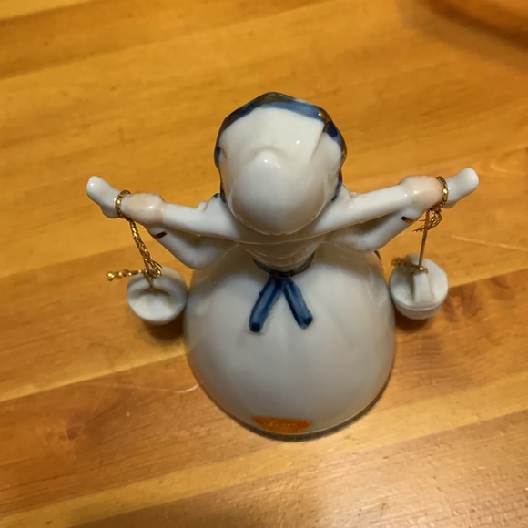 Vintage Lego Porcelian hand painted milk made Bell, EUC - Picture 9 of 12